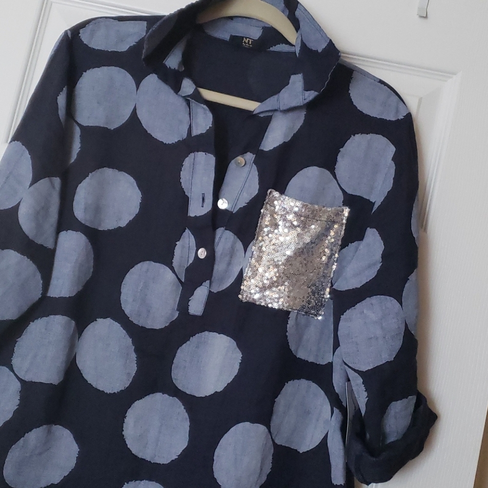 NWT, Italian Linen Dress 100% Linen 4TH OF JULY SALE $59.00 - Picture 2 of 9
